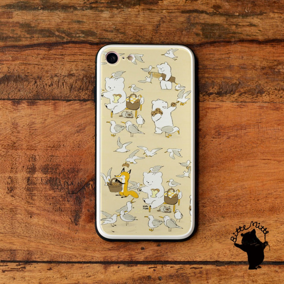 鋼化玻璃外殼智能手機外殼 iPhone13 iPhone 13 Pro Max Bread 北極熊 * 名稱 第1張的照片