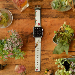 Apple Watch Belt 皮革錶帶 applewatch 6/5/4/3/2/1 / SE 花禮物 第1張的照片