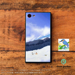 強化ガラス iPhoneケース iphone 13/12/11/XsMax/XR/X/Xs 山 雪 冬 2枚目の画像