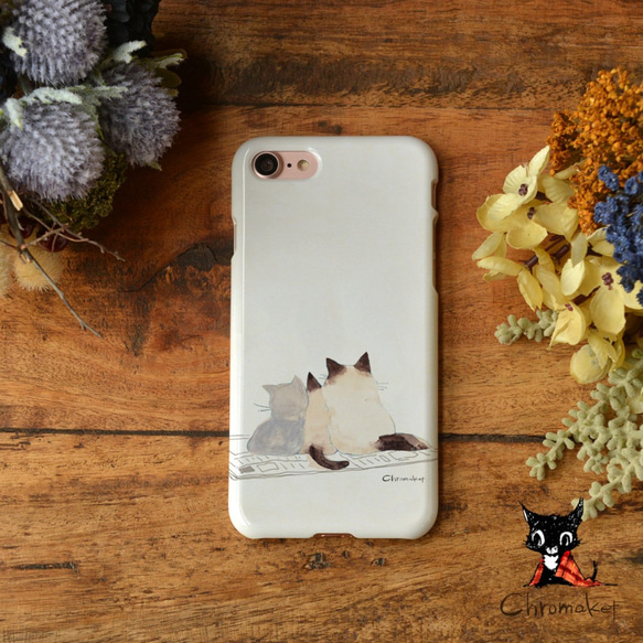 スマホケース pixel6 pro ケース ハード ピクセル6 pixel 5a/4a 5G 3a かわいい＊猫 ねこ 1枚目の画像