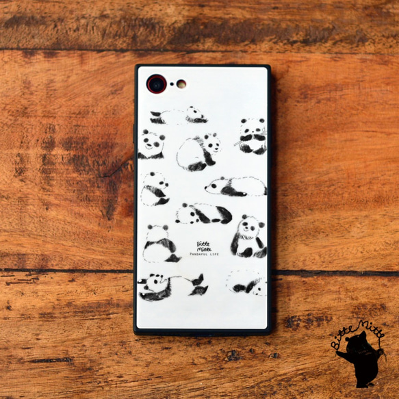 鋼化玻璃外殼智能手機外殼iPhone12 iPhone 12 Pro Max Panda *可以輸入名稱 第2張的照片