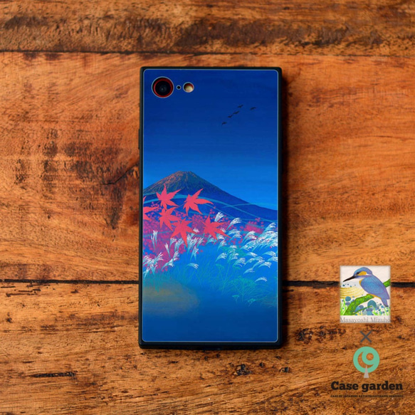 強化玻璃保護殼智慧型手機保護殼 iPhone12 iPhone 12 Pro Max 秋葉秋富士山 第1張的照片