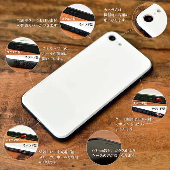 強化玻璃保護殼 智慧型手機保護殼 iPhone12 iPhone11 iPhoneSE 富士山 第4張的照片
