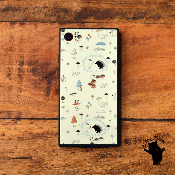 強化玻璃保護殼智慧型手機保護殼 iPhone12 iPhone 12 Pro Max 咖啡蘑菇 第2張的照片
