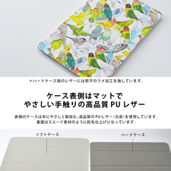 Parakeet iPad 保護套 iPad 保護套 iPad 保護套 iPad Air5/Air4/Air3/Air2 小鳥 第3張的照片