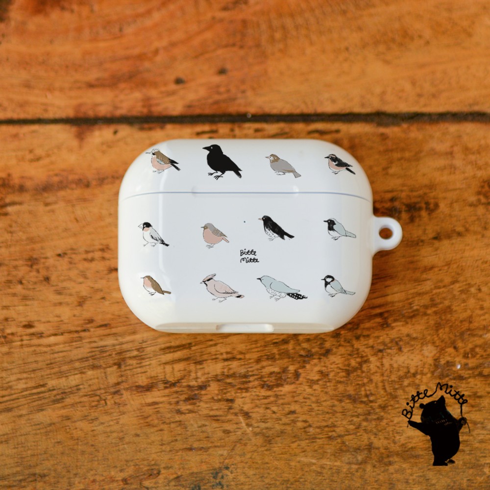 鳥のAirPodsケース airpods Pro＊名入れ可