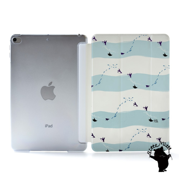 ペンギンのiPad ケース iPadケース アイパッド カバー iPad Pro 12.9 11 10.9 名入れ 1枚目の画像