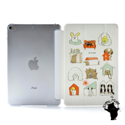 犬のiPad ケース iPadケース アイパッド カバー iPad Pro 12.9 11 10.5,9.7 名入れ可 1枚目の画像