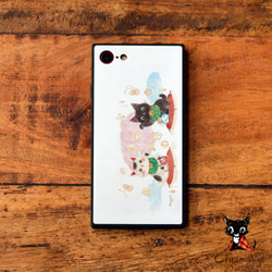 智慧型手機殼 iPhone 13 mini iphone13 Pro Max 強化玻璃貓招財貓*刻名字 第2張的照片