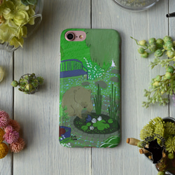iPhone 13 mini 相容智慧型手機保護殼植物硬殼軟殼 iPhone 13 mini 第1張的照片