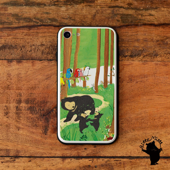 強化玻璃智慧型手機殼 iPhone12 iPhone 12 Pro Max 植物鳥熊兔 *刻名字 第1張的照片