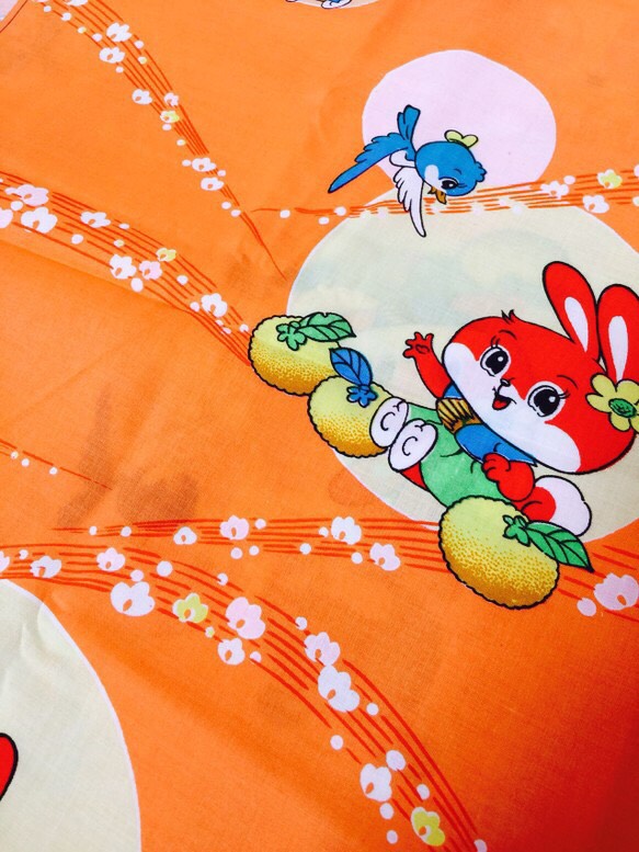 　ハンドメイド 少数限定パネル②　うさちゃんパネル生地　うさぎちゃんパネル生地　