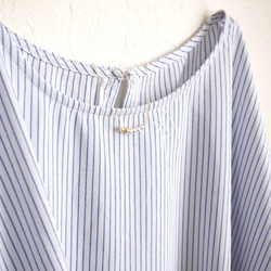 パールの華奢ネックレス　ゴールド・ホワイト　 4枚目の画像