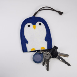 ✿可愛動物鑰匙包－企鵝✿ 第2張的照片