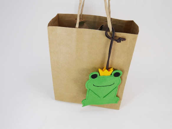 ✿可愛動物鑰匙包－青蛙王子✿ 第3張的照片