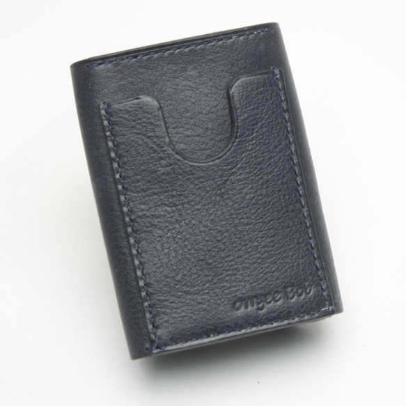 コイン&カードポケットつきパスケース（Navy） 2枚目の画像
