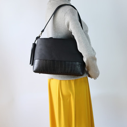 シンプル2WAYショルダーbag.ver2☆彡マチ幅11センチver・お色