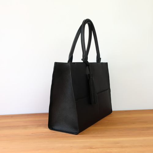 専用ページハンドメイドバッグ2点 2way レッスンバッグ 帆布/本革 A4 お受験バッグ 肩紐付き
