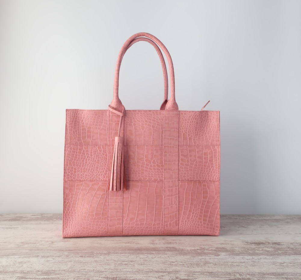 ラポッシュトート（LL)・ファスナーver☆彡マチ幅１６cm・受注製作