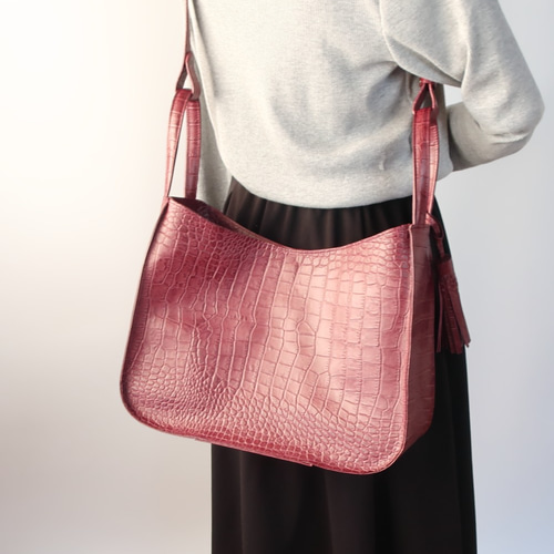 新品タグ付き　AMACA（アマカ）ラフィア風 2WAY トートバッグ amaca.bag・2WAY☆彡ボルドー・受注商品 トートバッグ naoao.bag