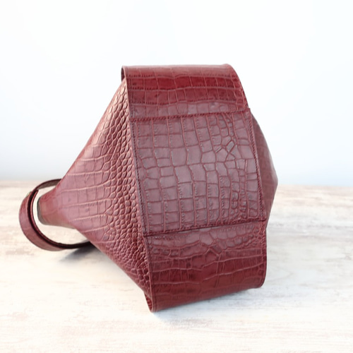 amaca.bag・2WAY☆彡ボルドー・受注商品 トートバッグ naoao.bag