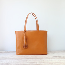【ファスナーver 】A4サイズトートbag(L）☆彡受注商品・お色違いやカスタム可能です・オプション豊富 6枚目の画像