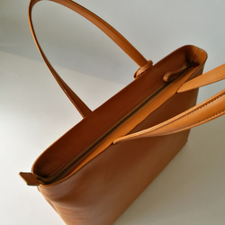 【ファスナーver 】A4サイズトートbag(L）☆彡受注商品・お色違いやカスタム可能です・オプション豊富 3枚目の画像