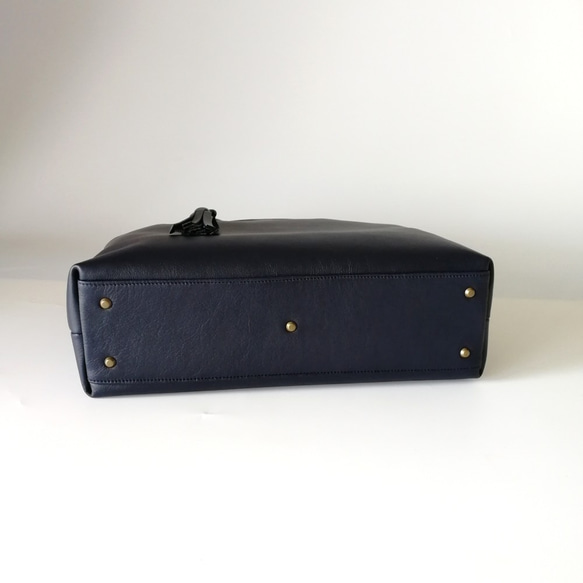 【ファスナーver 】A4サイズトートbag(L）☆彡受注商品・お色違いやカスタム可能です・オプション豊富 11枚目の画像