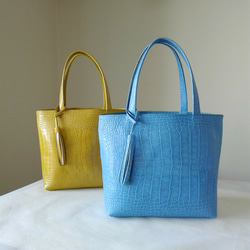 日常手提袋（L尺寸）☆彡淺藍色·訂購量 第1張的照片