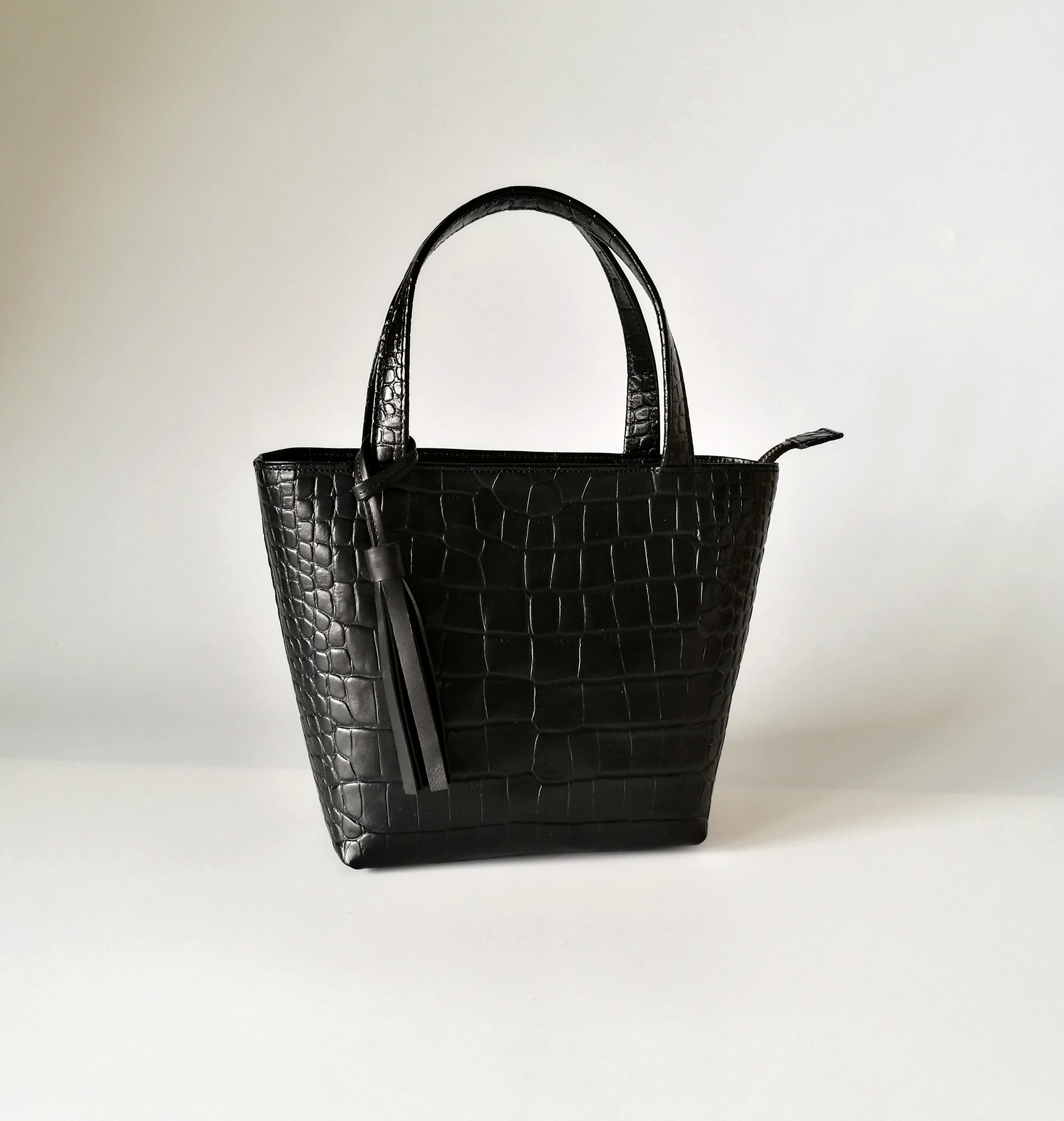 みにトートbag☆彡ファスナーver・BK・受注商品