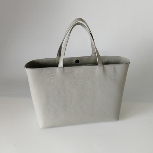 A4サイズトートbag（L）・マチ13㎝.ver☆彡ライトグレー/受注