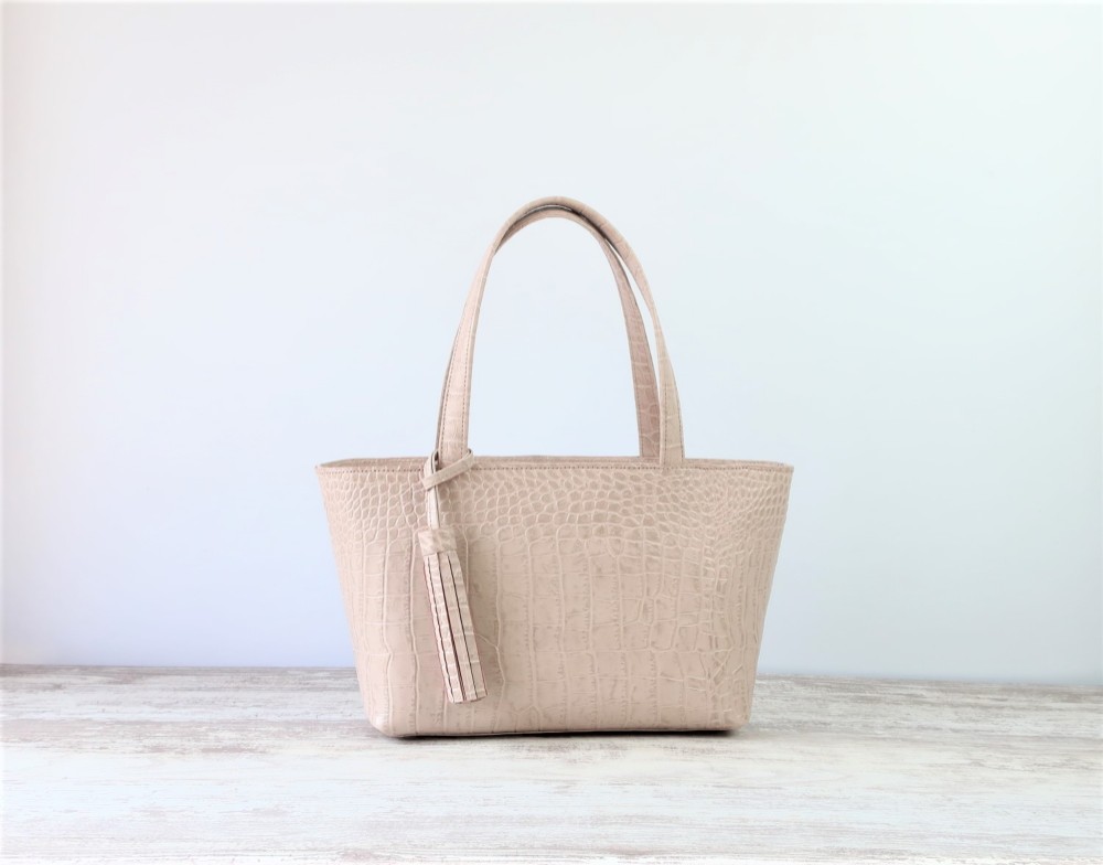 ダックストートＳサイズ☆彡ピンクベージュ・受注生産