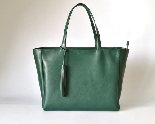 グラントートbag（L)☆彡ファスナーver・バケッタレザー/受注商品