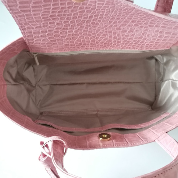 Dax手提袋SS尺寸☆彡粉紅色/ Kabuse裡面·訂單生產 第10張的照片