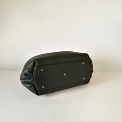 naoao手提袋☆彡黑色·收縮皮革·訂購產品 第5張的照片