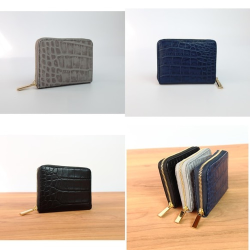 マルチケース（鍵＆カード＆コイン収納）3wayラウンドファスナー☆彡