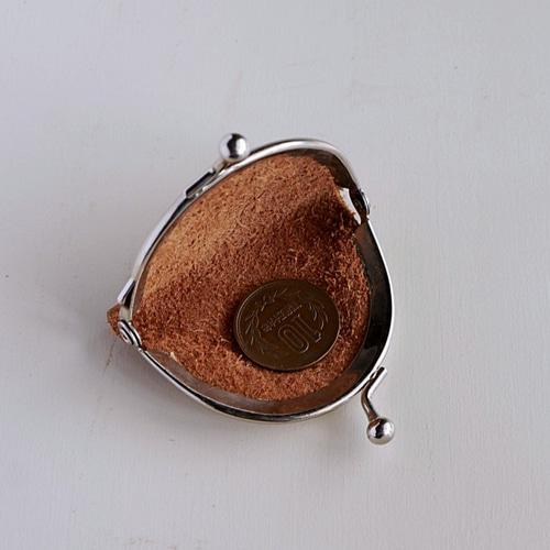 本革マチなしミニがま口 #7 がま口 ツチクレ 通販 11713172｜Creema