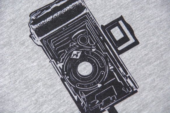 T-Shirt：Vintage Camera Agfa Billy II（Black/Gray Colors） 1枚目の画像