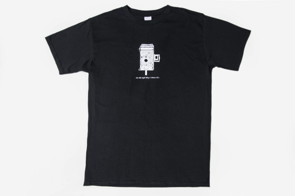 T-Shirt：Vintage Camera Agfa Billy II（Black/Gray Colors） 4枚目の画像