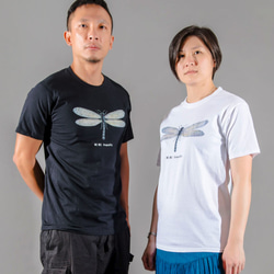 短袖T恤：蜻蜓 DragonFly（黑色/白色T可選） 第5張的照片