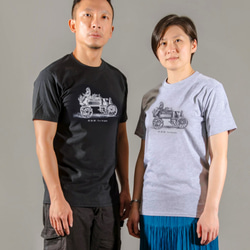 T Shirt：消防隊 Fire Brigade（Black/Gray Colors） 5枚目の画像