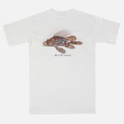 T-Shirt：獅子魚 Lionfish（Black/White Colors） 5枚目の画像