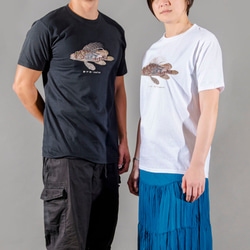 T-Shirt：獅子魚 Lionfish（Black/White Colors） 10枚目の画像