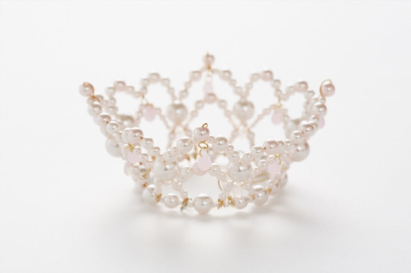 Pale Pink Pearl Crown 1枚目の画像