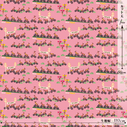 TOURE de FOREST -pink (CO152090 B)【コトリエンヌ生地】 3枚目の画像