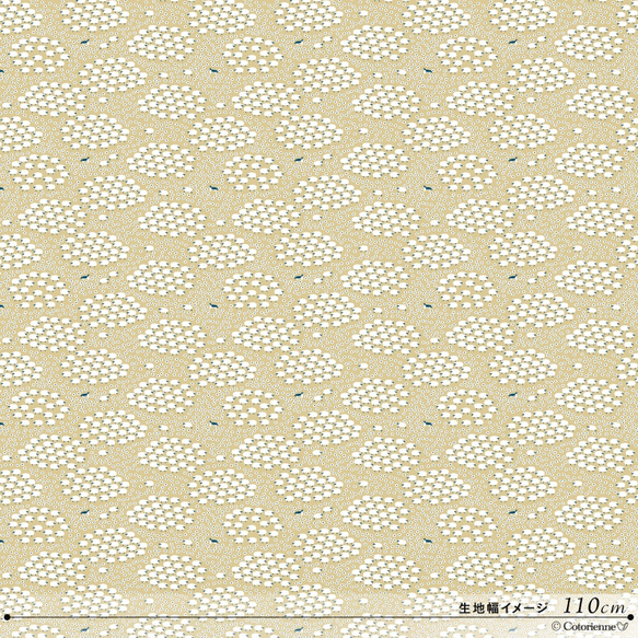'SHEEEEEP'-sand beige (CO912400 K) *1M単位/ダブルガーゼ生地 4枚目の画像