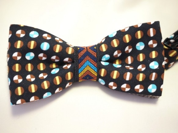 ボウタイ・蝶ネクタイ　ドット・ブラウン
