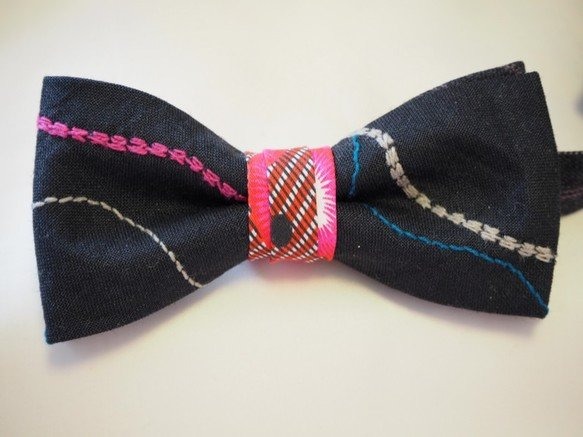 ボウタイ・蝶ネクタイ　リネンステッチ 4,590円