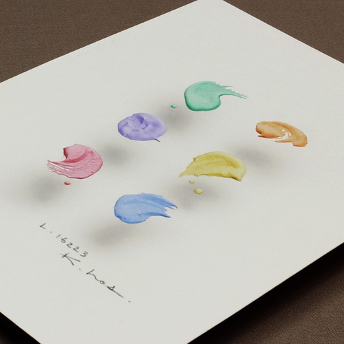 星憲司　アクリル画 浮遊する筆触 【Layer 16223 】 絵画 星憲司 通販 3293789