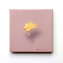 浮遊する筆触　【Layer 20021】　18x18㎝　アクリル/キャンバス 1枚目の画像